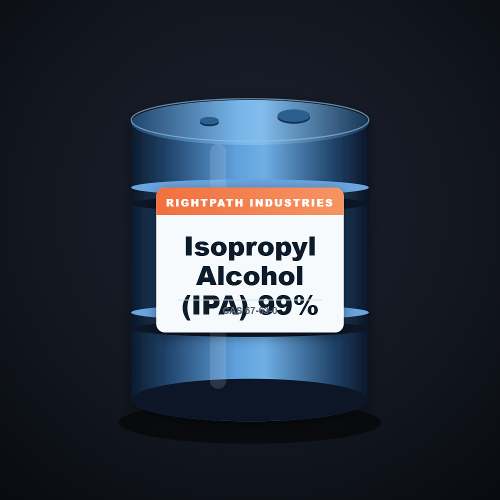 Isopropyl Alcohol (IPA) 99% — RightPath Industries chemical product