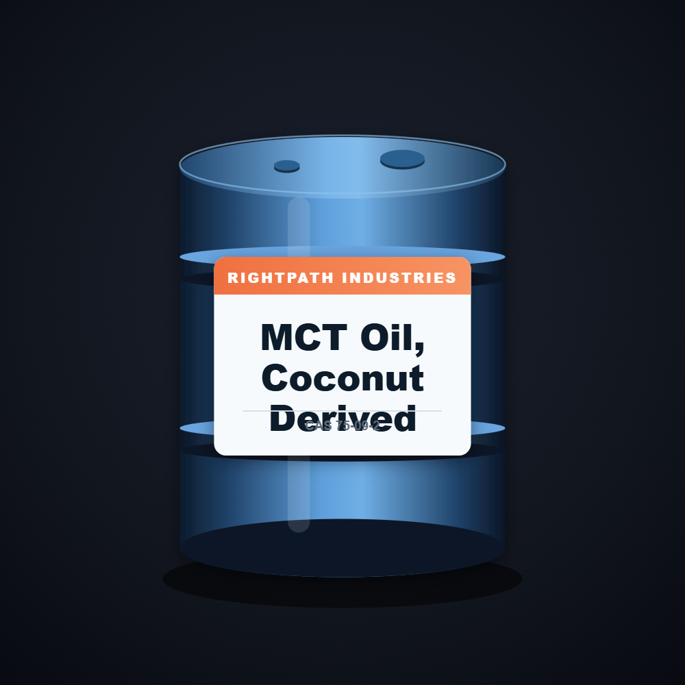MCT Oil, Coconut Derived — RightPath Industries chemical product