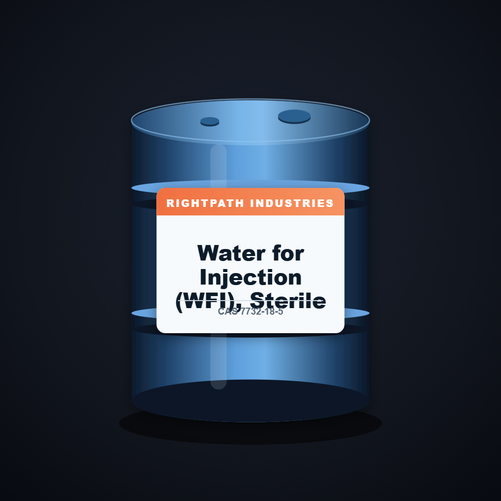 Water for Injection (WFI), Sterile — RightPath Industries chemical product
